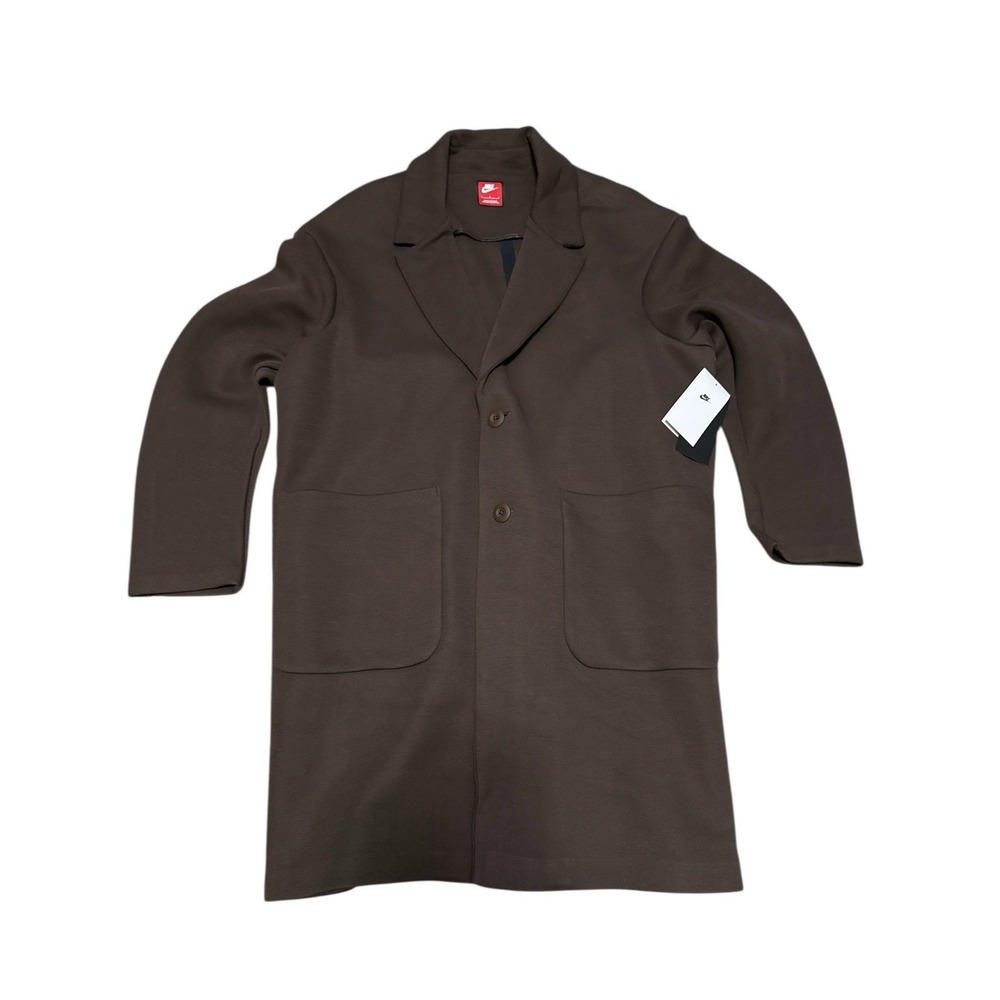 Nike Sportswear Tech Pack Coat‎ Mens Large Brown Trench Jacket FN0601-237